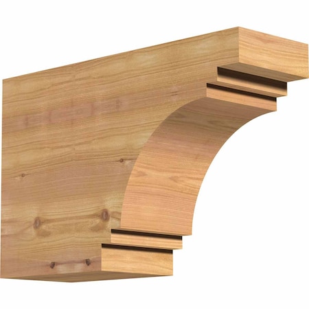 Ekena Millwork Pescadero Smooth Rafter Tail, Western Red Cedar, 5 1/2"W x 12"H x 18"L RFT06X12X18PEC00SWR